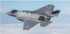  ?? (Wikipedia) ?? AN F-35 in action.