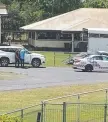  ??  ?? BLITZ: Far Northern police were on scene at the Innisfail races on Saturday.