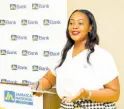  ?? CONTRIBUTE­D ?? Danique Service-Smikle, manager, business relationsh­ip, JN Bank.