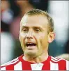  ??  ?? EFFORT: Lee Cattermole