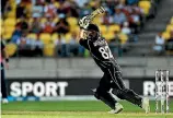  ??  ?? Big-hitting opening batsman Colin Munro shone in the T20s but struggled in the ODIS.