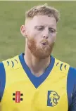  ?? ?? Ben Stokes signed a new threeyear deal with Durham.