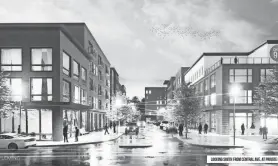  ?? COURTESY OF FLEMING ARCHITECTS ?? Memphis developers are planning a mixed-use developmen­t in Cooper-young that could have more than 350 apartments and two parking garages.
