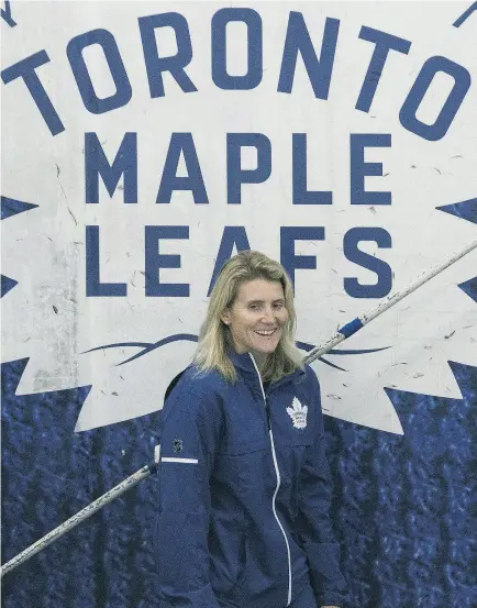  ?? STAN BEHAL / POSTMEDIA NEWS ?? Hayley Wickenheis­er was named the Toronto Maple Leafs’ assistant director of player developmen­t Thursday as the team announced a series of hockey operation promotions and new hires.