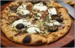  ?? ALEX OCHOA ?? A seasonal pesto pizza is one of the offerings at Pizza the Bay, a new artisanal Castro Valley pizzeria in its soft opening.