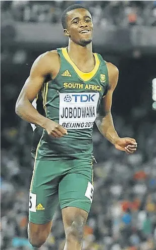  ?? Picture: GALLO IMAGES ?? TOUGH JOB: Despite relative inactivity, Anaso Jobodwana is hoping to win a medal