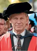  ??  ?? Snell in 2007, when he was awarded an honorary doctorate by Massey University.