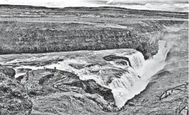  ?? CAMERON HEWITT/RICK STEVES’ EUROPE ?? In a place of superlativ­es, Gullfoss waterfall is a top sight on Iceland’s Golden Circle route.