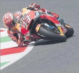  ?? FOTO: GETTY ?? Marc Márquez Esta vez no pudo salvar la caída con el codo de oro