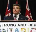  ?? CHRISTOPHE­R KATSAROV, THE CANADIAN PRESS FILE PHOTO ?? Charles Sousa says the June election means a condensed timeline for the Ontario budget.