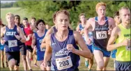  ?? Photo courtesy of JBU Sports Informatio­n ?? John Brown University sophomore Josh Uzelac is expected to be one of the Golden Eagles’ top men’s cross country runners in 2016.