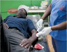  ?? EFE/AFP ?? Haití está azotado por la violencia y la crisis sanitaria debido al Covid.