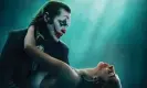  ?? Entertainm­ent Pictures/Alamy ?? Let the chaos begin … Joaquin Phoenix and Lady Gaga in Joker: Folie à Deux. Photograph: