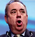  ??  ?? Mandate claim: Alex Salmond