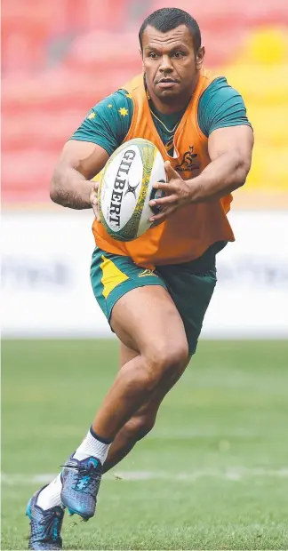  ??  ?? Kurtley Beale’s red-hot form has him in the running to take out a second John Eales Medal after claiming his first award back in 2011 (right). Main Picture: GETTY IMAGES