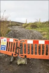  ??  ?? Developmen­t of new loop trail on Knocknarea.