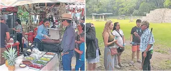  ??  ?? TURISMO. Las Ruinas de Copán fue uno de los sitios predilecto­s, miles llegaron a la región.