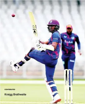  ?? CONTRIBUTE­D ?? Kraigg Brathwaite