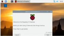  ??  ?? Raspbian’s bespoke PIXEL desktop environmen­t is light and fast, especially so on the Pi 4.