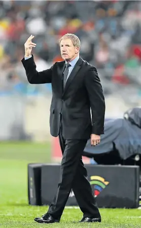  ?? Picture: ANESH DEBIKY/GALLO IMAGES ?? BAD MEMORIES: Bafana coach Stuart Baxter during the 2018 Fifa World Cup qualifier match against Cape Verde on September 5 2017