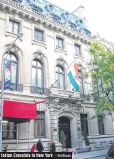  ?? ?? Indian Consulate in New York —WikiMedia