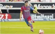  ?? // VALENTÍ ENRICH ?? Yusuf Demir, en un partido del Barça