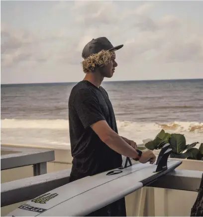  ??  ?? SURFING. John John Florence, 28, is an American surfer and two-time world champion famed for being “one of the most dominant pipe surfers of his era”.