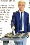  ??  ?? Rechtspopu­list Geert Wilders hat von der Flüchtling­skrise profitiert.
Foto: Yves Herman