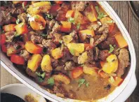  ?? SUBMITTED PHOTO ?? This quick Moroccan lamb tagine may appeal to those with food sensitivit­ies.