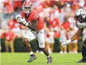  ?? BRETT DAVIS AP ?? Georgia wide receiver Kearis Jackson says the Bulldogs are hungry for another national title.