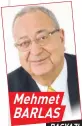  ??  ?? Mehmet BARLAS