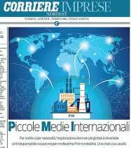  ??  ?? Copertina La prima pagina di Corriere Imprese