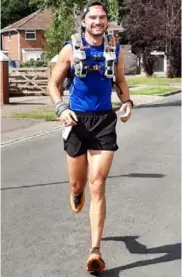 ??  ?? JOG ON: William Bevis is in training for two diffeent running challenges to help the work of Woodley’s Me2Club, which helps children additional needs to enjoy everyday activities such as Scouts and other clubs