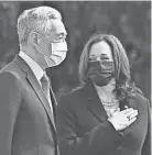  ?? EVELYN HOCKSTEIN/AP ?? Vice President Kamala Harris’ trip to Singapore is seen as the first real test of the Biden administra­tion’s ability to reassure key allies of its resolve.