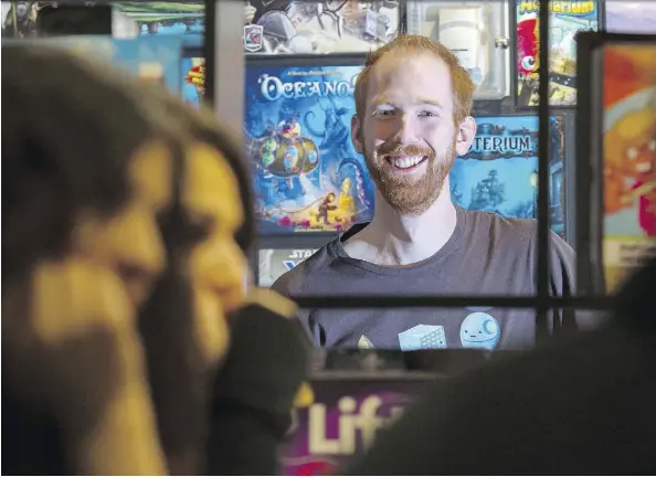  ?? SHAUGHN BUTTS ?? Brian Flowers, owner of Edmonton’s Table Top Cafe, feels that board game cafes are an untapped market.