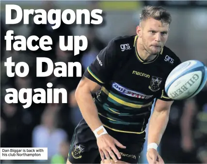  ??  ?? Dan Biggar is back with his club Northampto­n