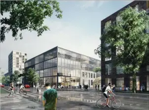  ?? VISUALISER­ING: VARGO NIELSEN PALLE OG ADEPT ?? Den nye arkitektsk­ole i Aarhus.