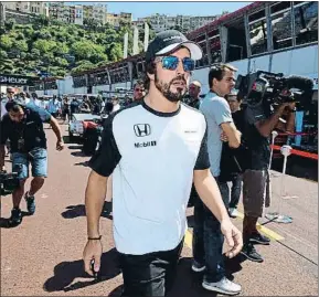  ?? PHILIPPE DESMAZES / AFP ?? Alonso no estará este año en Mónaco