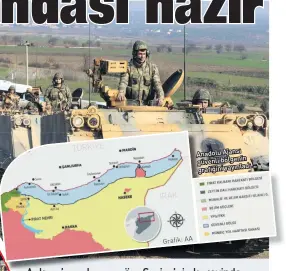  ??  ?? Anadolu Ajansı güvenli bölgenin grafiğini yayınladı.