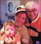  ?? Marge Robben / Contribute­d photo ?? NHL star Cam Atkinson with his grandmothe­r, Marge Robben.