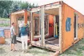  ?? TORONTO HOME SHOWS ?? A home made from converted shipping containers will be on display at the Toronto Fall Home Show.