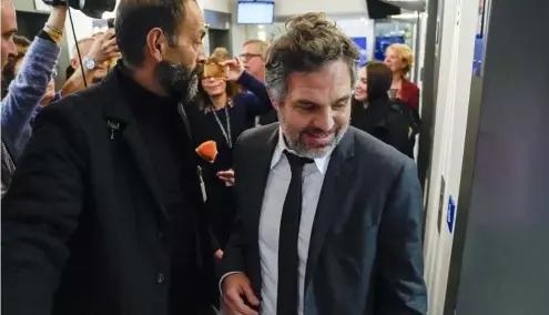  ?? ?? Hollywood actor and environmen­tal activist Mark Ruffalo brought his anti-PFAS campaign to the European Parliament in 2020