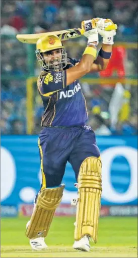  ?? BCCI ?? ▪ After Kolkata Knight Riders spinners restricted Rajasthan Royals, Robin Uthappa hit a quickfire 48 off 36 balls to help the visitors notch up a crucial victory in Jaipur on Wednesday.