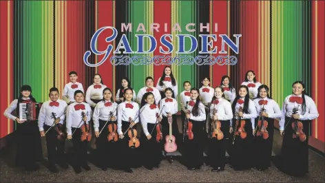  ?? COURTESY PHOTO ?? MARIACHI GADSDEN MEMBERS WILL PRESENT their annual concert, Una Noche de Mariachi, on Wednesday in San Luis, Ariz.
