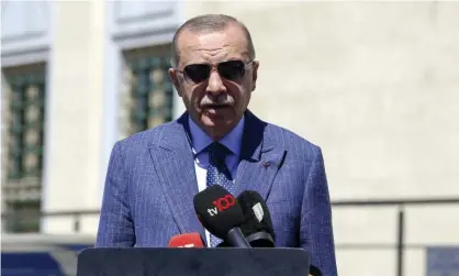  ??  ?? Erdoğan also threatened to withdraw Turkey’s UAE envoy. Photograph: Xinhua/Rex/Shuttersto­ck