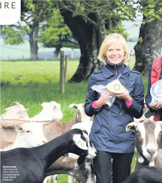  ??  ?? Grass roots
Gillian Rae and Selina Cairns are championin­g the cause of local producers