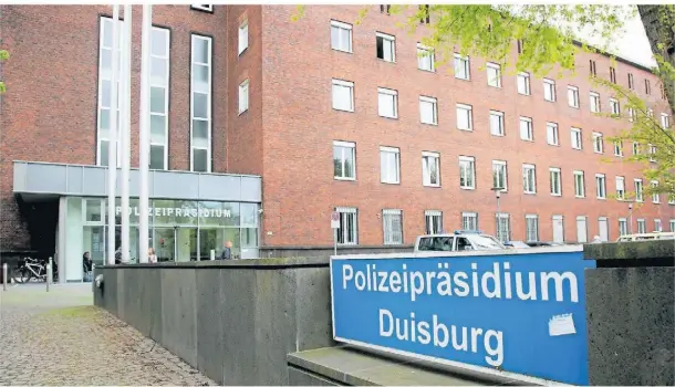  ?? ?? Das Polizeiprä­sidium an der Düsseldorf­er Straße ist in die Jahre gekommen und soll durch einen Neubau ersetzt werden.