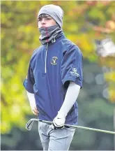  ?? PICTURE: PAT CASHMAN PHOTOGRAPH­Y ?? Narrowly missed out: Portumna’s Sam Murphy watches a tee shot during last year’s AIG Junior Cup at Thurles.