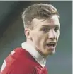  ??  ?? 0 Aberdeen’s young midfielder Lewis Ferguson