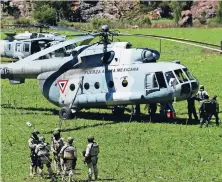  ?? ?? parte de los operativos de seguridad en Urique y la zona serrana